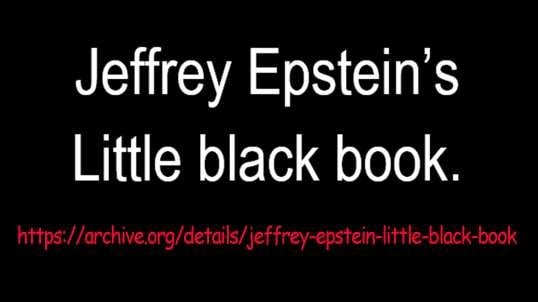 Jeffrey Epstein - Little black book (sound of freedom- Mel Gibson)