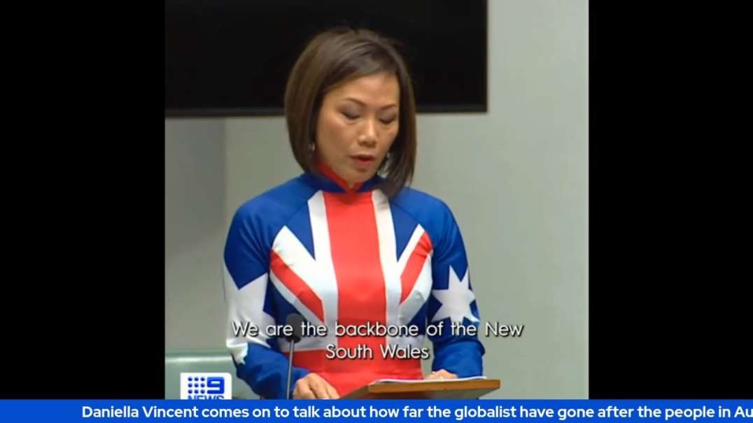 Daniella Vincent comes on to talk about how far the globalist have gone after the people in Australia
