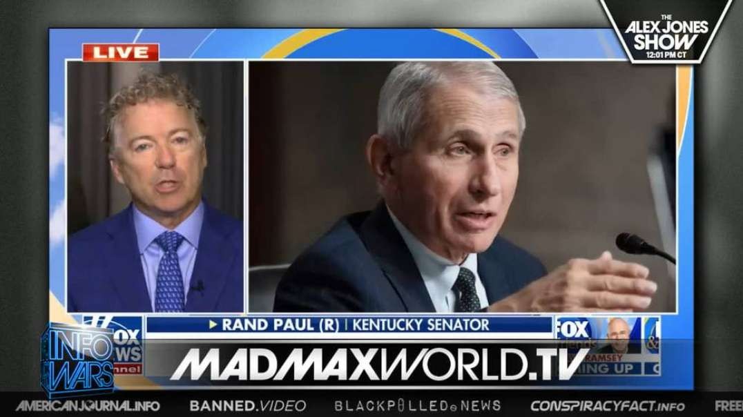 VIDEO- Rand Paul Exposes Fauci for Greatest Perjury In Congressional History
