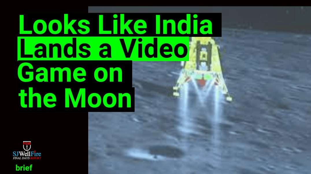 Did India Land a Video Game on the Moon?