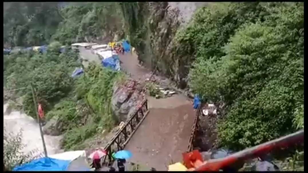 Large landslide hits Uttarakhand’s Kedarnath Yatra route, leaving at least 19 people missing