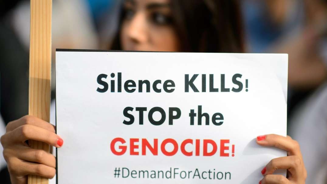STOP HUMAN GENOCIDE IT MUST COME TO EN END.