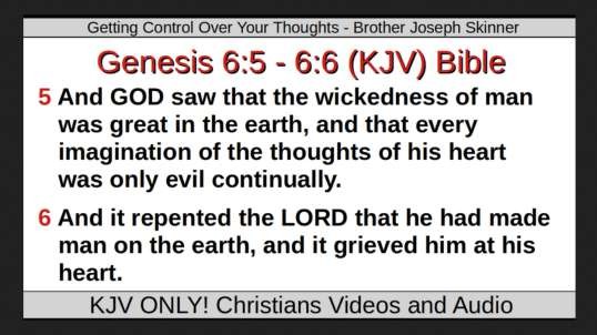 Getting Control Over Your Thoughts - Brother Joseph Skinner