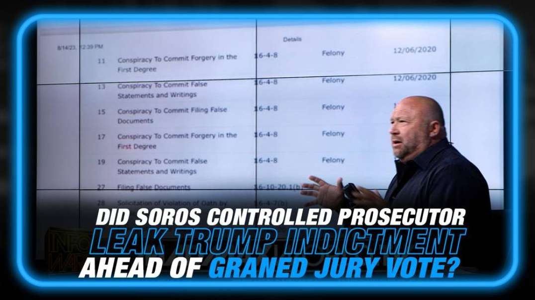 Deep State Drops the Ball, Did Soros Controlled Prosecutor Leak Indictment Ahead of Grand Jury Vote