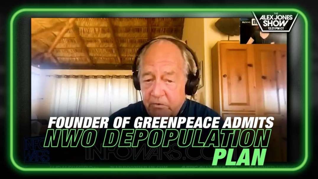 VIDEO- Founder of Greenpeace Caught Admitting to NWO Depopulation Plan