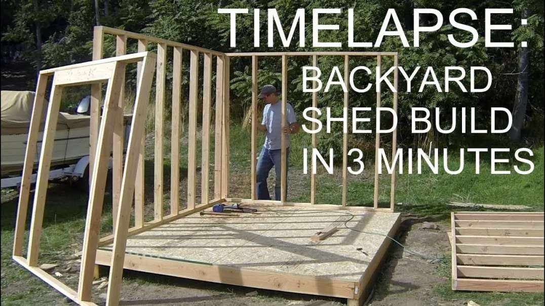 Shed build in 2 minutes