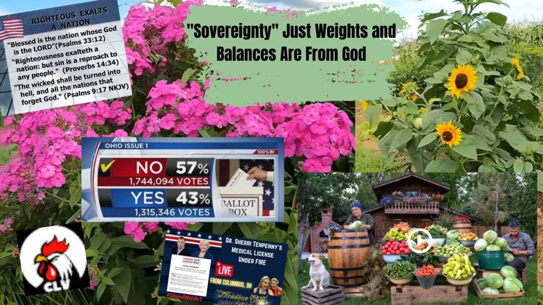 "Sovereignty"  Just Weights and Balances Are From God