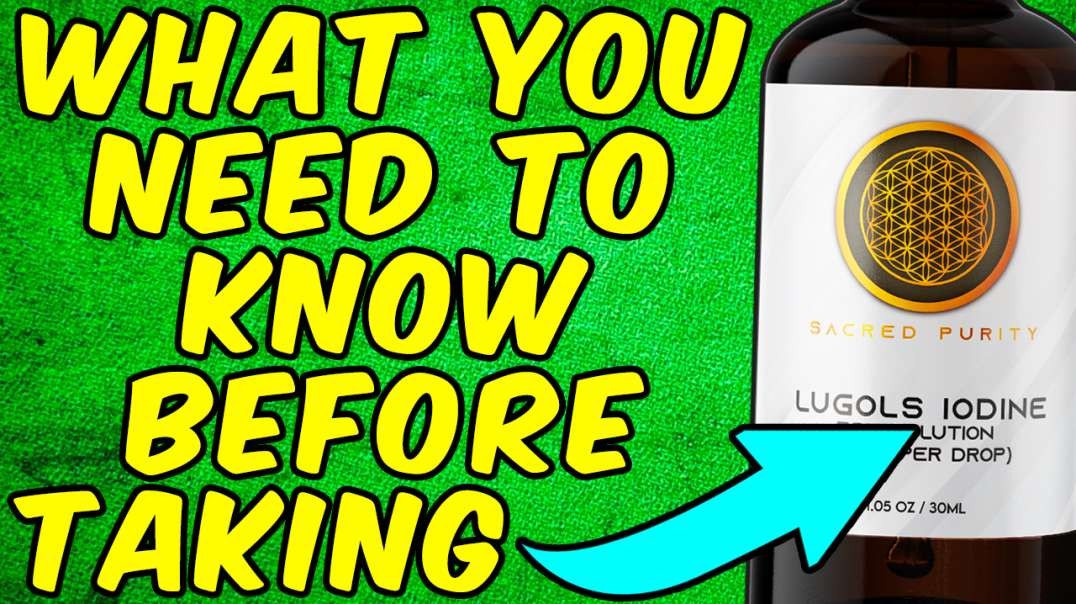 What You NEED to Know Before Taking LUGOL'S IODINE!