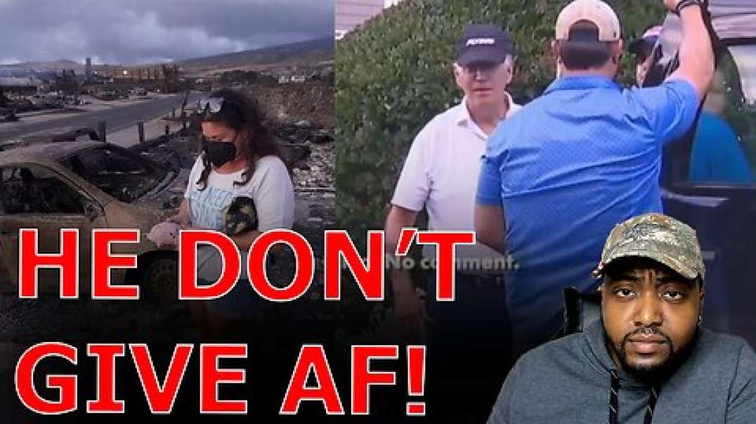 Joe Biden DESTROYED For Vacationing And REFUSING To Comment On 'War Zone' Maui Wildfires Disaster! (Black Conservative Perspective)