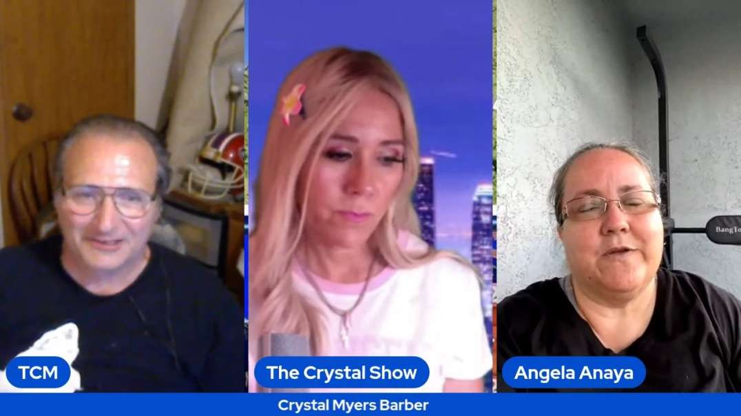 Crystal comes on to talk about all the fires the deep state is doing to drive people out and blame it on the climate