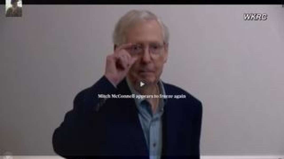 Mitch McConnell Freezes Up Again,  Continues To Lose His Mind, Oblivious to PR Questions