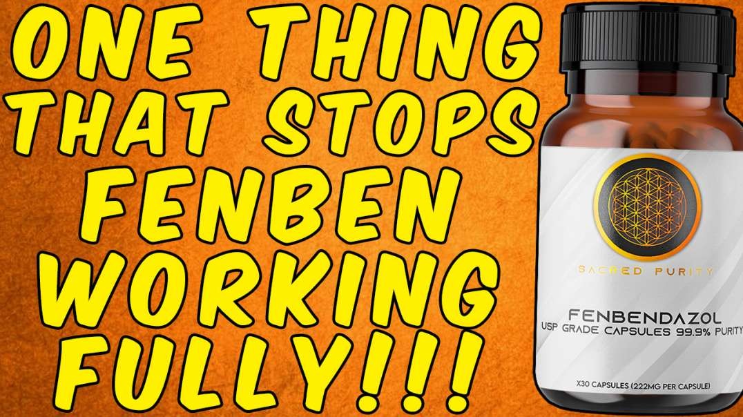 One Thing That STOPS FENBENDAZOLE From WORKING FULLY!