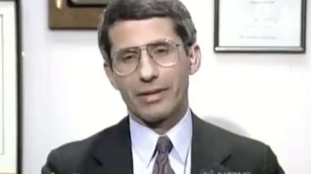 1988 Throwback- "Dr Fauci Says AZT Aids Drug Is Safe And Effective"