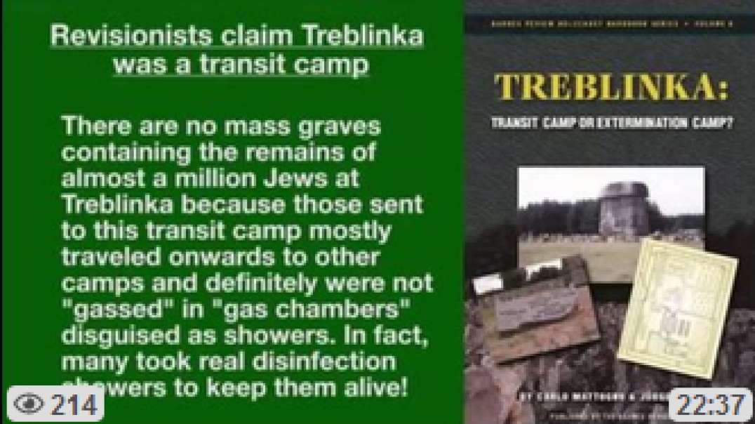 Treblinka Was A Transit Camp, Sept 21, 2023
