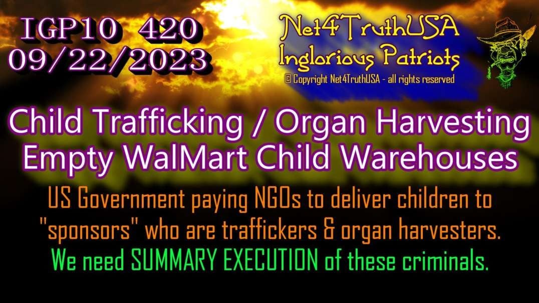 IGP10 420 - English Version - Child Trafficking Organ Harvesting Empty WalMart Child Warehouses.mp4