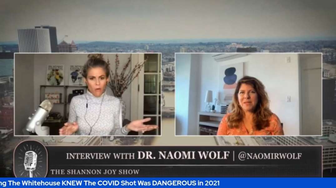 They Knew & ‘FREAKED OUT’! Naomi Wolf Reveals FOIA’d Emails Showing The Whitehouse KNEW The COVID Sh