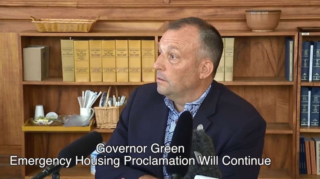 Lahaina Maui Fires Hawaii Governor Green Doubles Down on Emergency Proclamation Sept 8th protectscottsdale.mp4