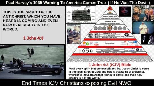 Paul Harveys 1965 Warning To America Comes True - If He Was The Devil