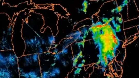 USA Map of East Coast being hit hard with HAARP 9-7-2023 Morning - Never Lose Truth