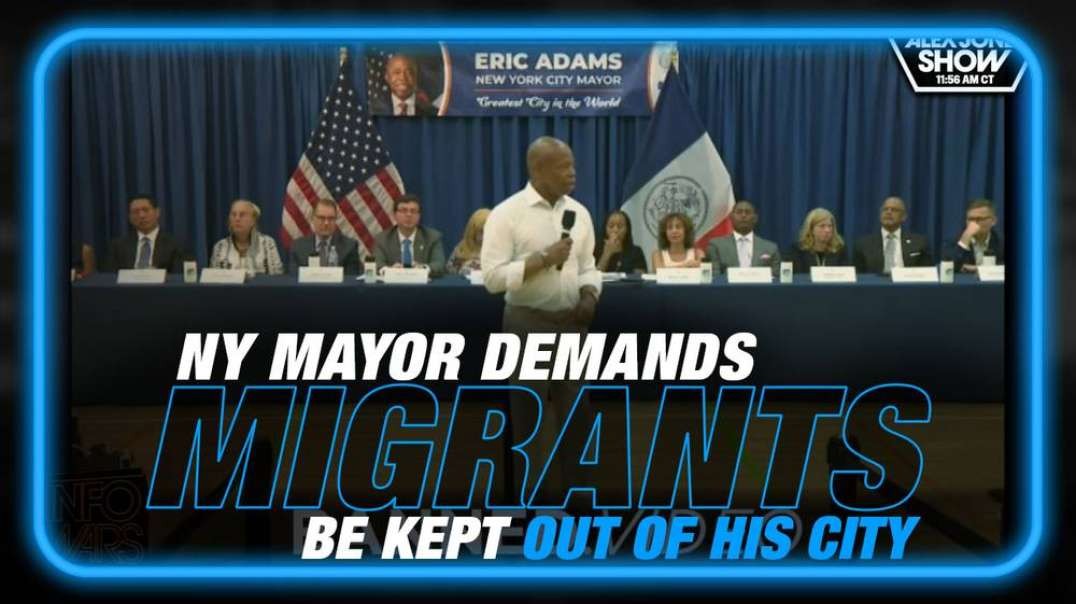 VIDEO- NY Mayor Demands Migrants be Kept Out of His City