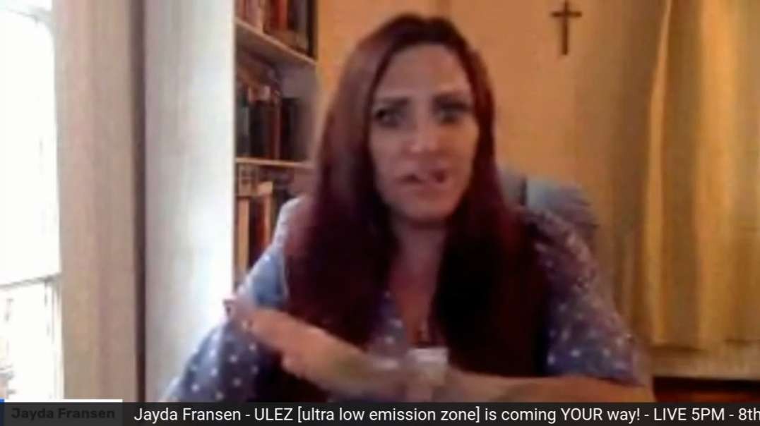 Jayda Fransen - ULEZ [ultra low eco zone] is coming YOUR way! - LIVE 5PM - 8th September