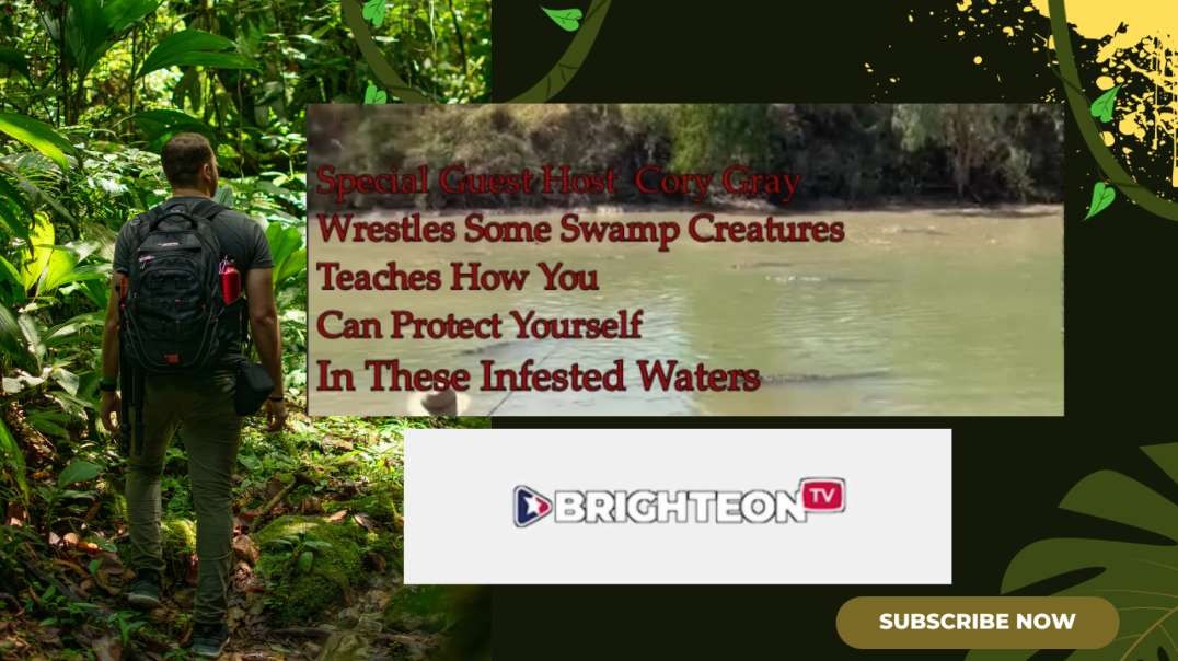 Headlines News Special Host Cory Gray Wrestles Some Swamp Creatures