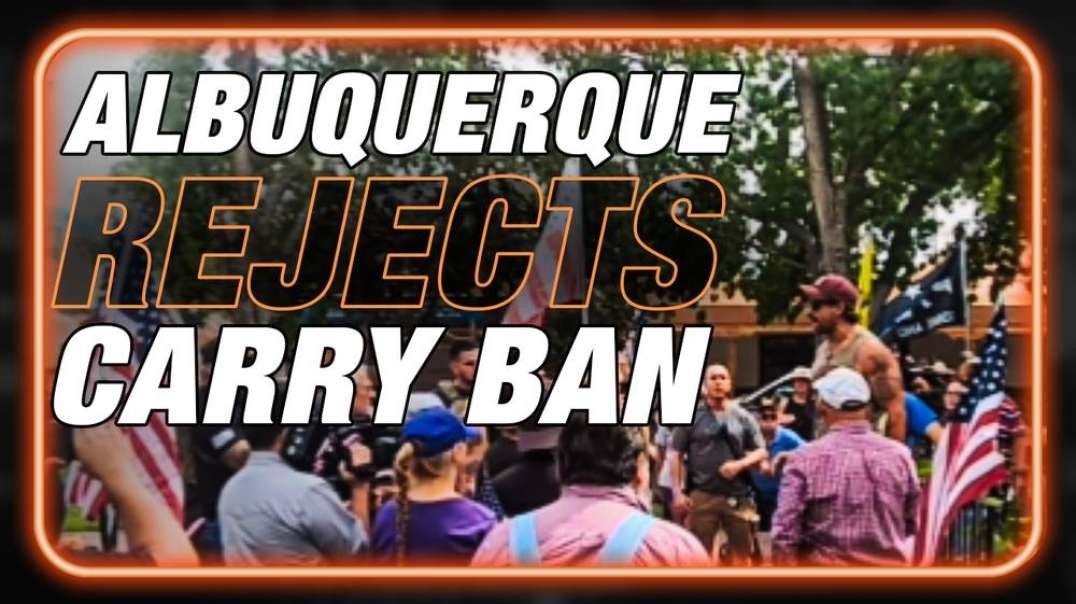 Albuquerque Residents Openly Defy Governor’s Attack On 2nd Amendment By Open Carrying At Peaceful Rally In Town Square