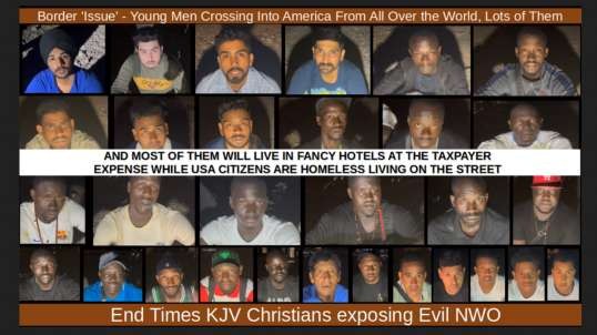 Border 'Issue' - Young Men Crossing Into America From All Over the World, Lots of Them