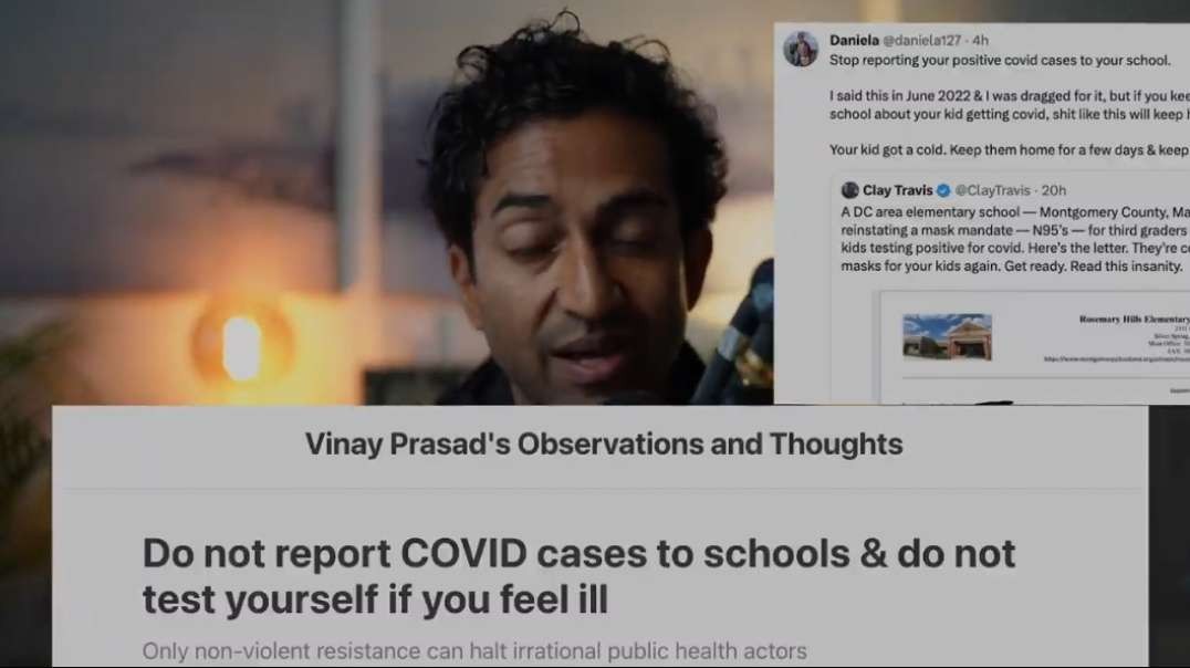 Do not report COVID19 test results to school or work| Do not test adults or test if sick | Resist