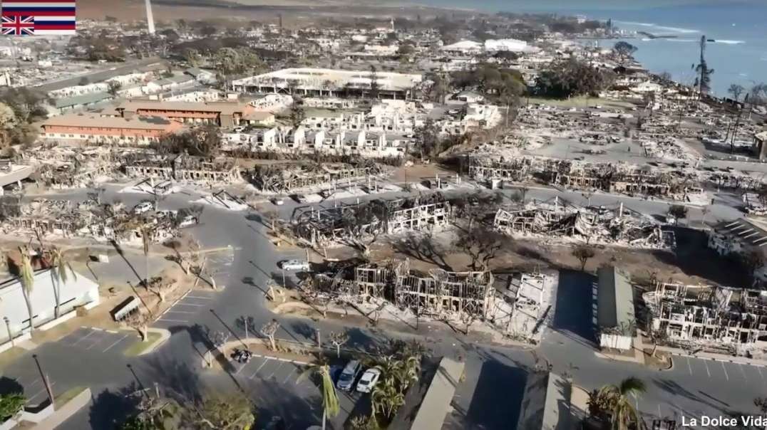COMBO PAK Lahaina Maui Fires MIA Where Is All The Footage Of Firetrucks & Drone Destruction Footage.mp4