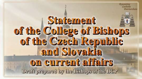 Statement of the College of Bishops of the Czech Republic and Slovakia on current affairs