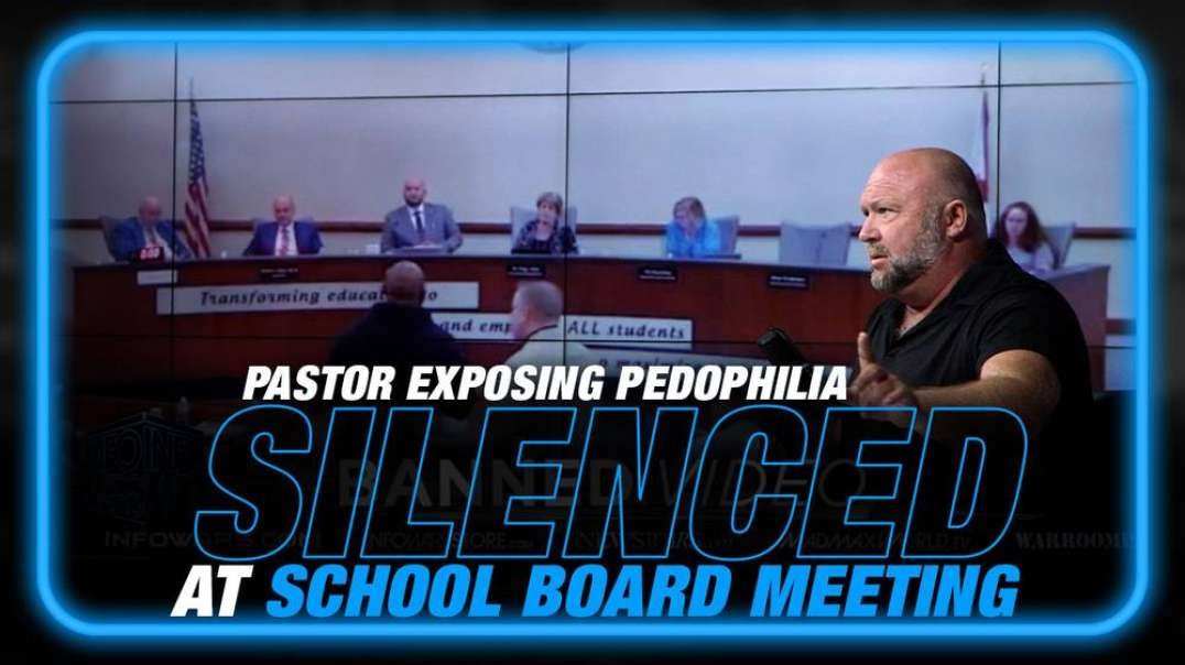 VIDEO- Pastor Exposing Pedophilia in Public Schools Silenced at School Board Meeting