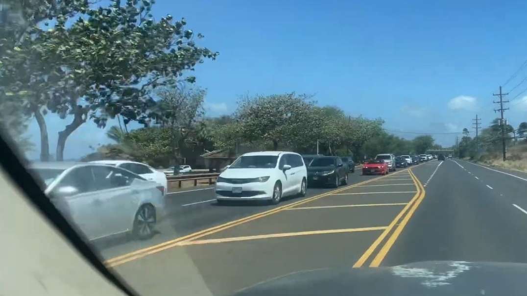 Lahaina Maui Fires Traffic & Weather Conditions Before The Fires Broke Out ultimateaddiction.mp4