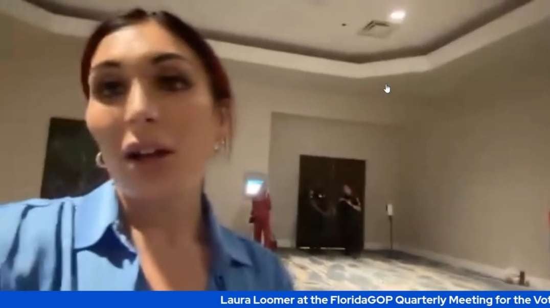 Laura Loomer at the FloridaGOP Quarterly Meeting for the Vote on the Loyalty Oath revocation