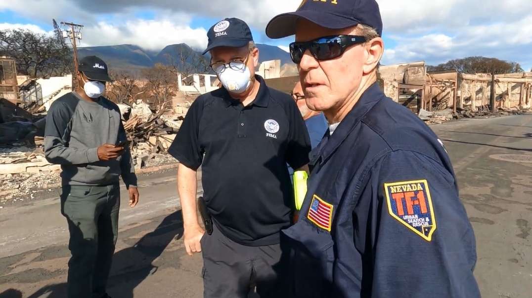 Lahaina Maui Fires 8-15-23 FEMA Escorted ABC NBC Visit stevegregory.mp4