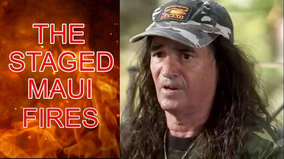 the Maui staged fires crisis actors the eyes and ears of the state