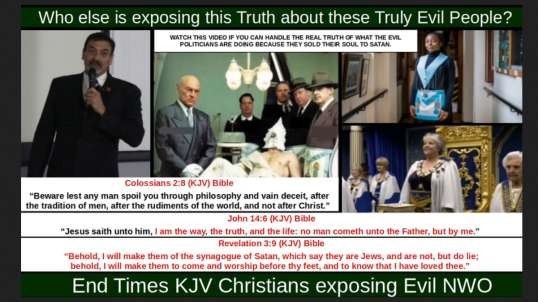 Who else is exposing this Truth about these truly Evil People?