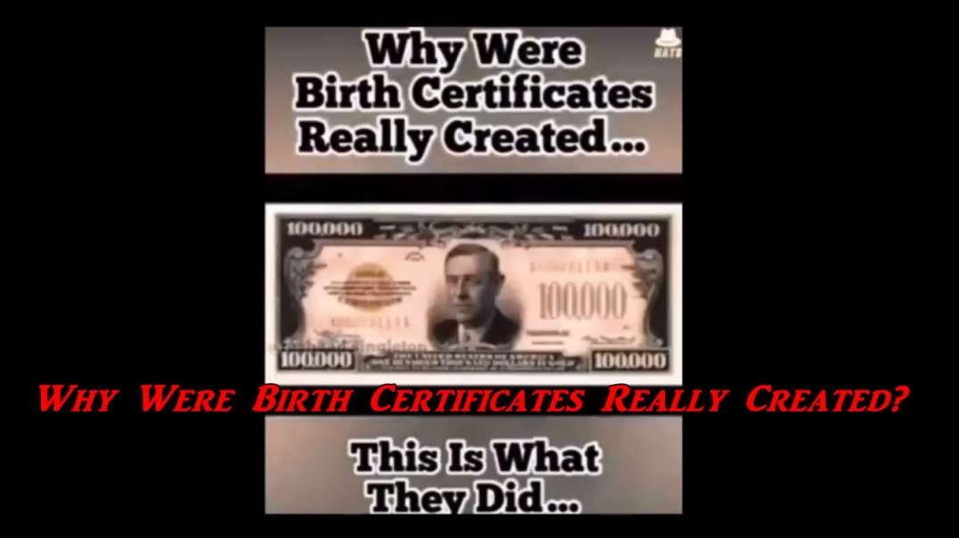 Why Were Birth Certificates Really Created?