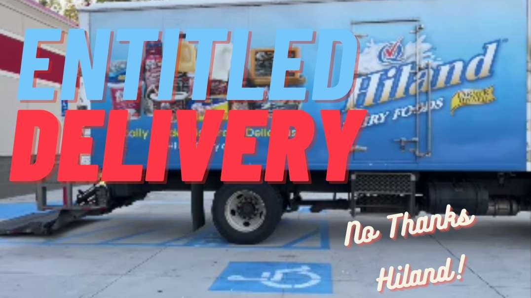 Hiland Dairy Foods ~Entitled Delivery~Handicap Space ~  Yantis Tx