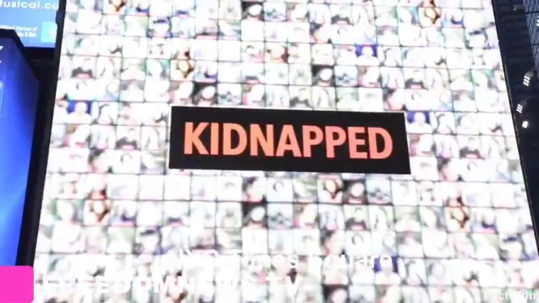 Kidnapped israeli Hoax display in time Square its all over the TEL"LIES"VISION