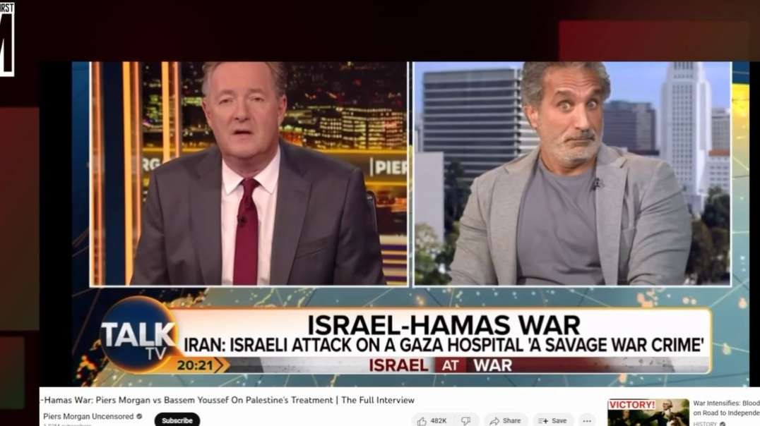 Israel Gaza War HILARIOUS Piers Morgan Completely Owned on His Own Show richardmedhurst.mp4