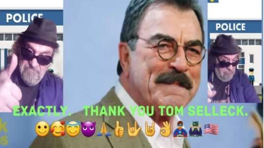 Tom Selleck Gives Middle Finger To Trump Haters. 🙂🥰😇😈🙏👍🤟🤘👌🦸‍♂️🦹‍♂️🇺🇸