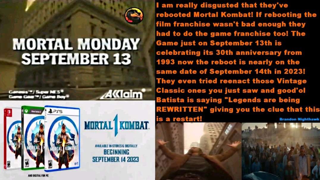 Mortal Kombat: Rebooting has Begun:(