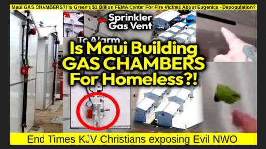 Maui GAS CHAMBERS?! Is Green's $1 Billion FEMA Center For Fire Victims About Eugenics - Depopulation?