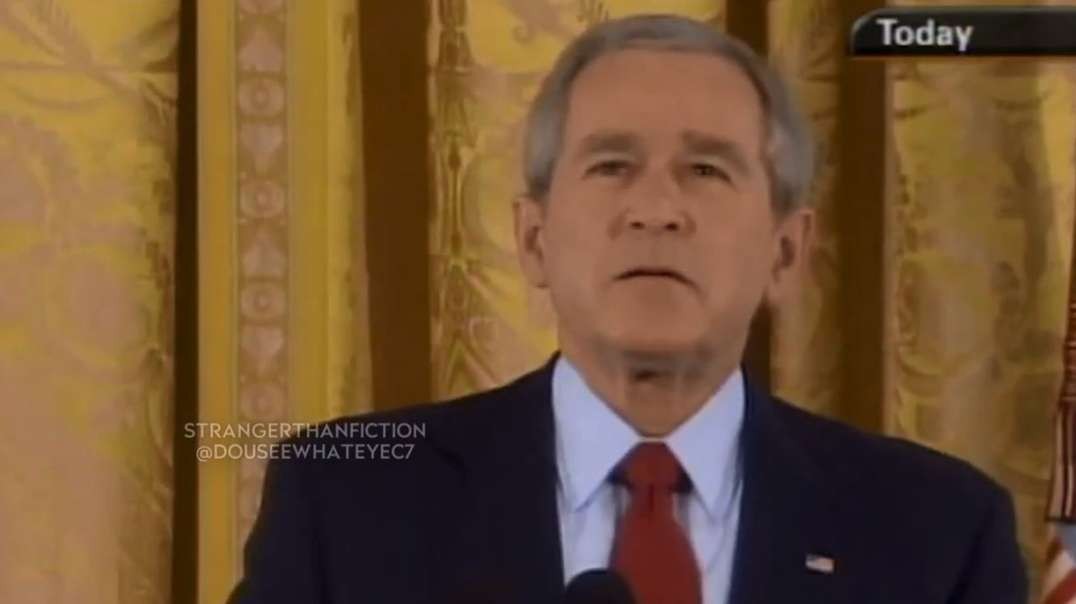 Israel Gaza War That Time When George Bush Accidentally Told Us About 2023 StrangerThanFiction.mp4