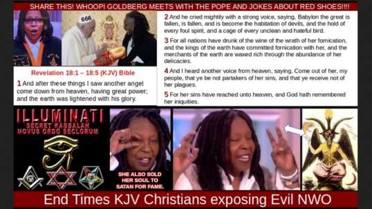 SHARE THIS! WHOOPI GOLDBERG MEETS WITH THE POPE AND JOKES ABOUT RED SHOES!!!!