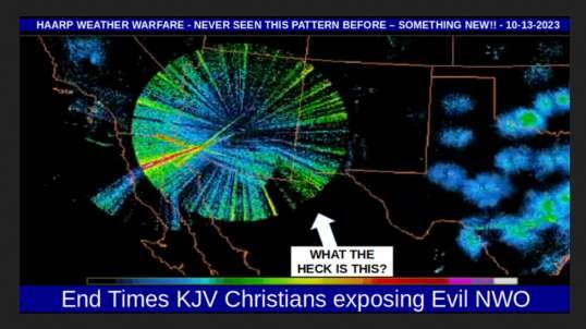 HAARP WEATHER WARFARE - NEVER SEEN THIS PATTERN BEFORE – SOMETHING NEW!! - 10-13-2023