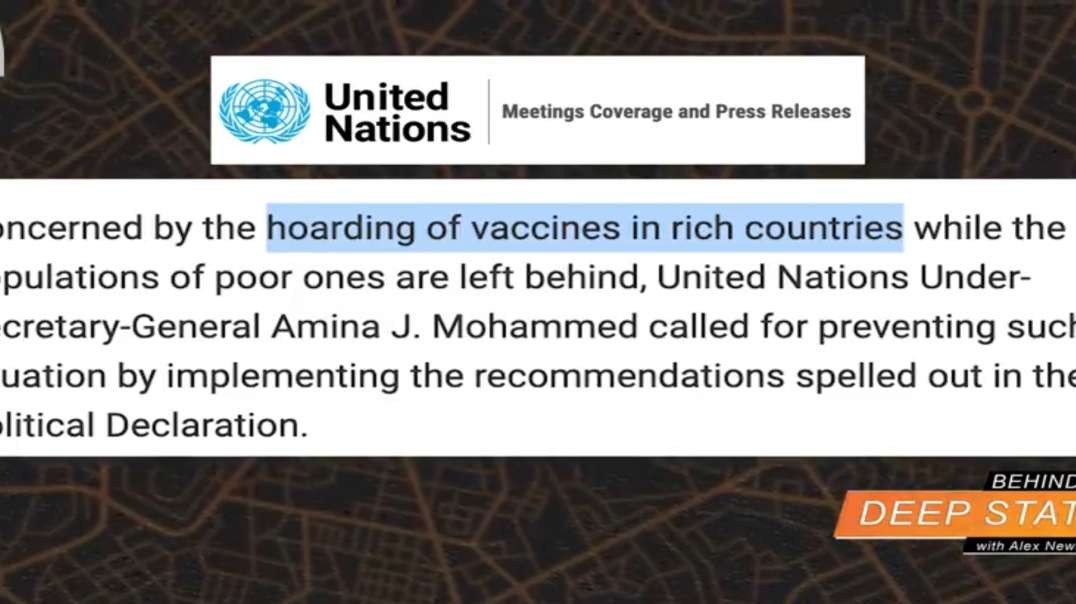 NEW UN "PANDEMIC" DECLARATION PART OF WAR ON HUMANITY