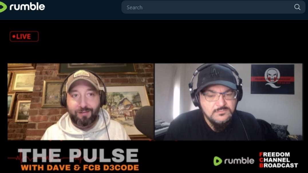 THE PULSE W/ DAVE & FCB D3CODE.Streamed on: Oct 18, 9:18 pm EDT