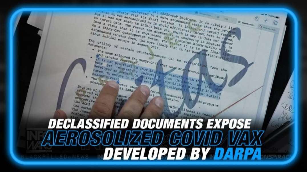 Tom Renz Drops Major Bombshell- DARPA Created Aerosolized Covid Vaccine BEFORE The Release of Covid! WATCH
